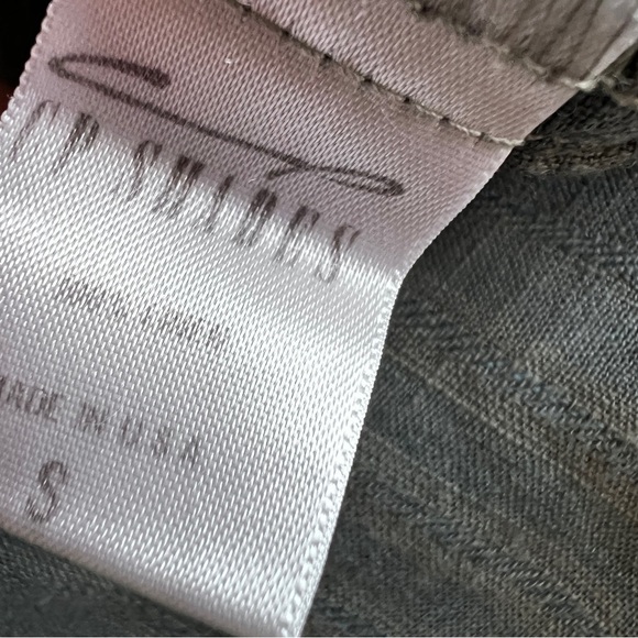 CP Shades linen teton tunic size S green popover pockets lagenlook beach - Picture 8 of 13